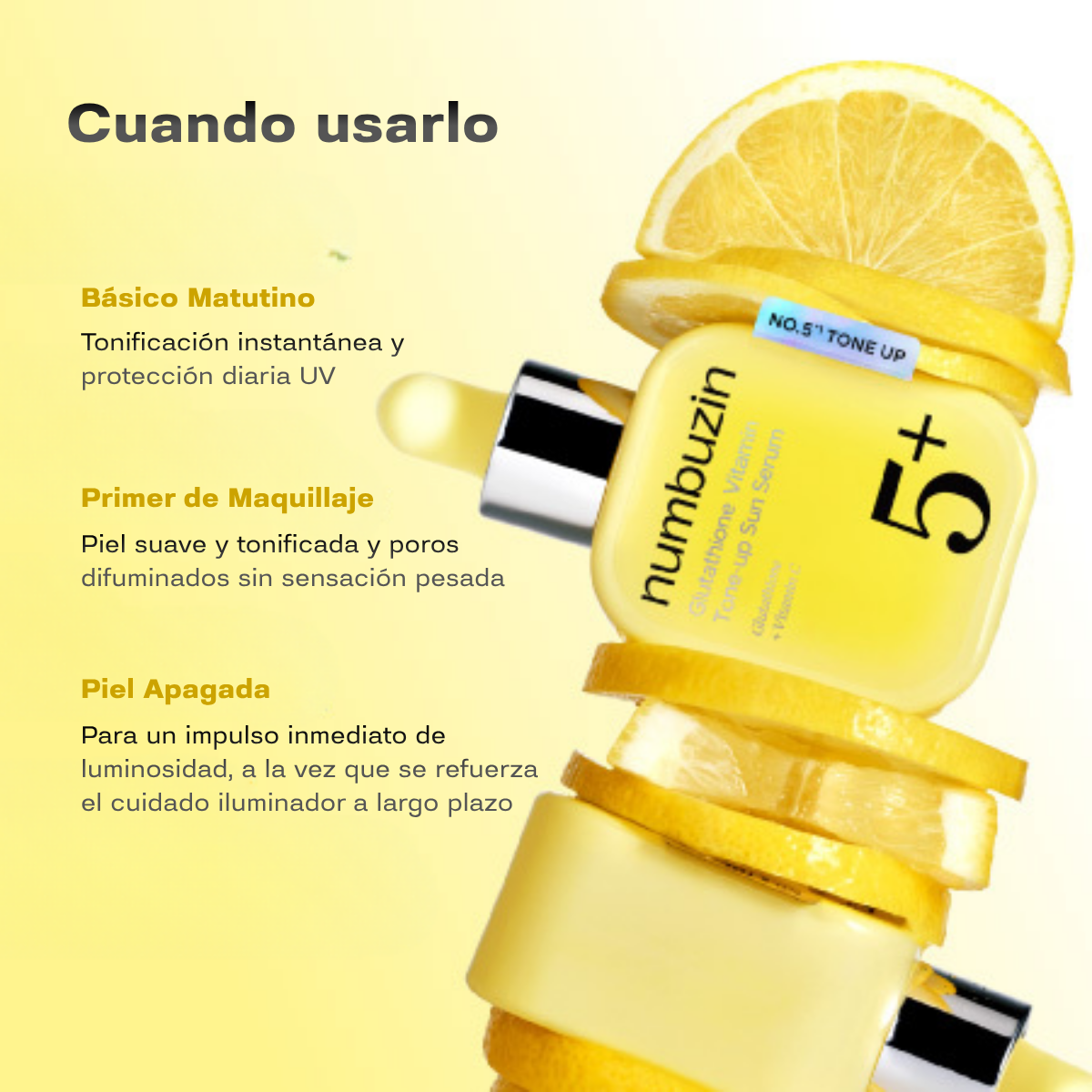 Aplicación del protector solar facial