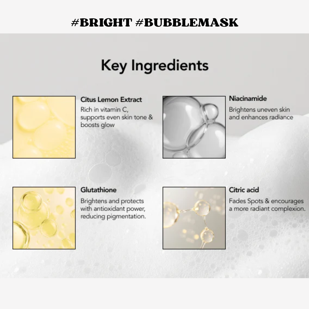 Mascarilla sin Enjuague Menokin 30 Seconds Quick Bubble Mask 95 mL Rinde Hasta 70 Aplicaciones
