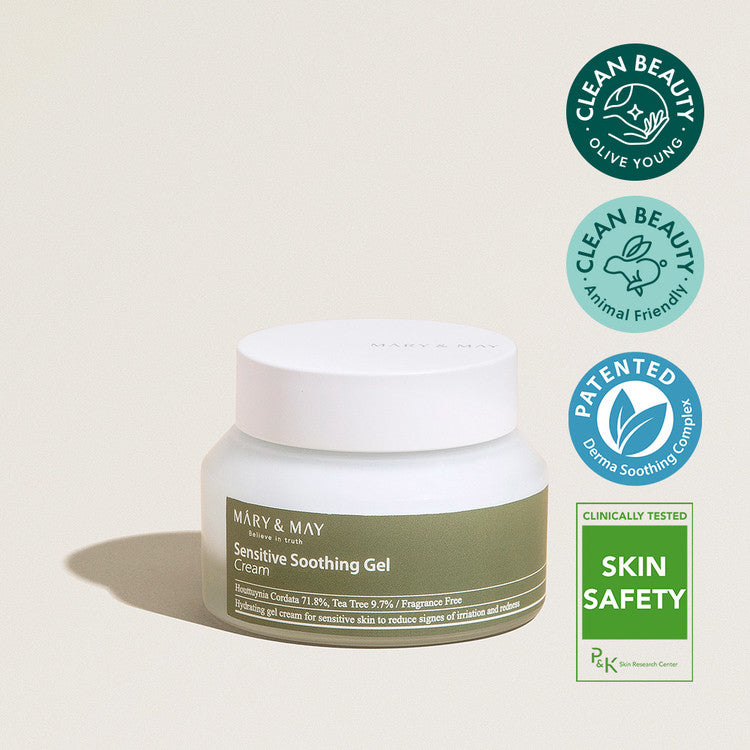 Crema Facial Mary & May Sensitive Soothing Gel Blemish Cream 70 gramos