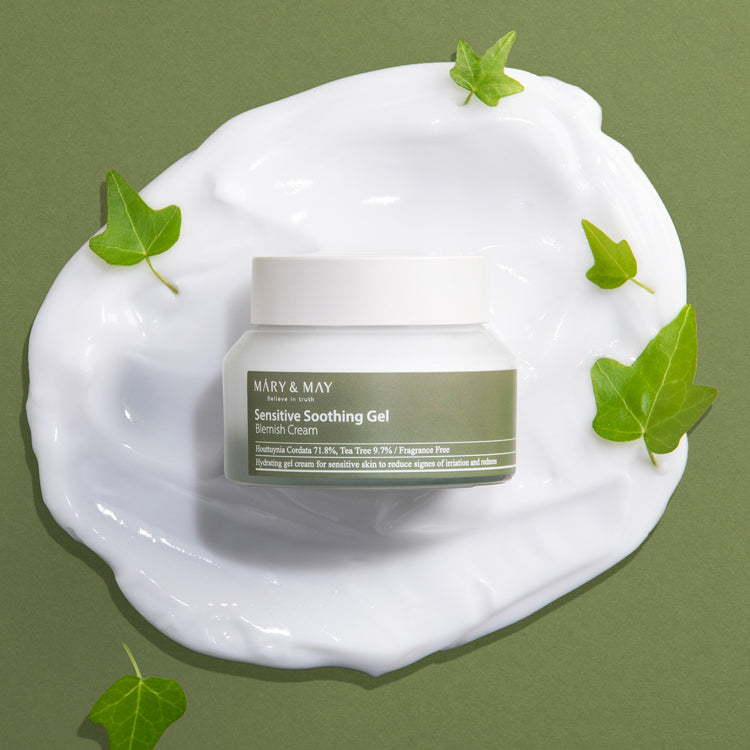 Crema Facial Mary & May Sensitive Soothing Gel Blemish Cream 70 gramos