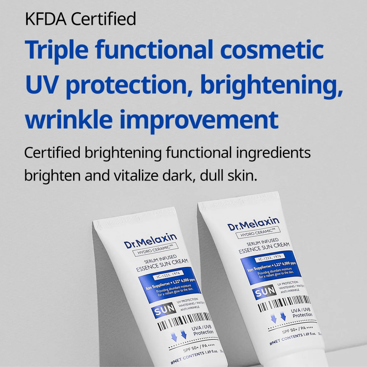 Protector solar Dr. Melaxin Hydro Ceramic Waterfull Essence Sun Screen SPF50+ PA++++