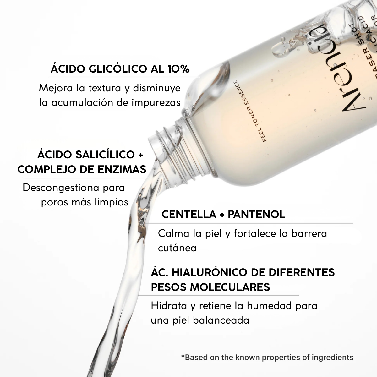 Ingredientes exfoliantes para renovar la piel