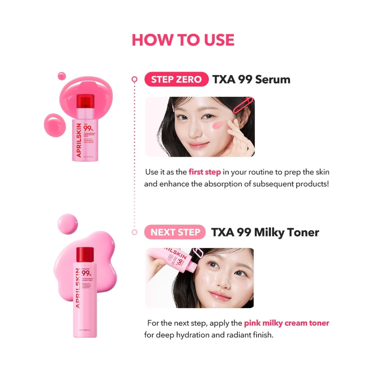Tónico facial APRILSKIN TXA Niacinamide 99 Milky Toner