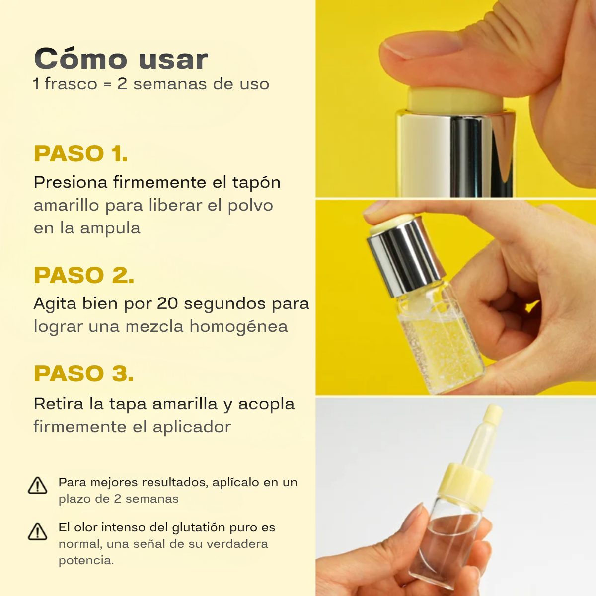 Preparación y aplicación del tratamiento facial