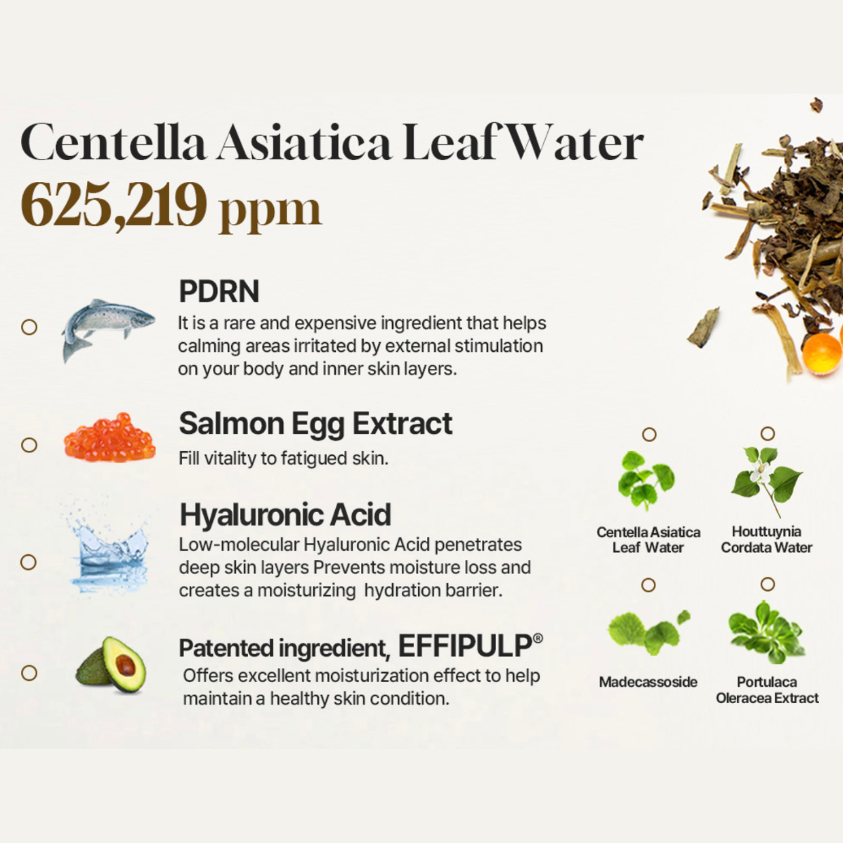 Centella asiática y PDRN de salmón crema HEVEBLUE