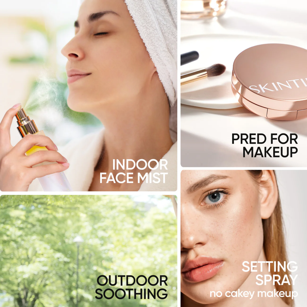 como aplicar bruma facial skintific