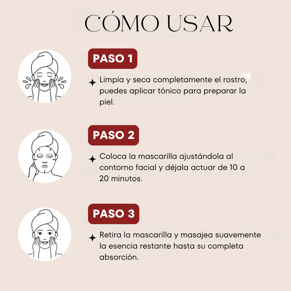 Cómo aplicar mascarilla facial coreana