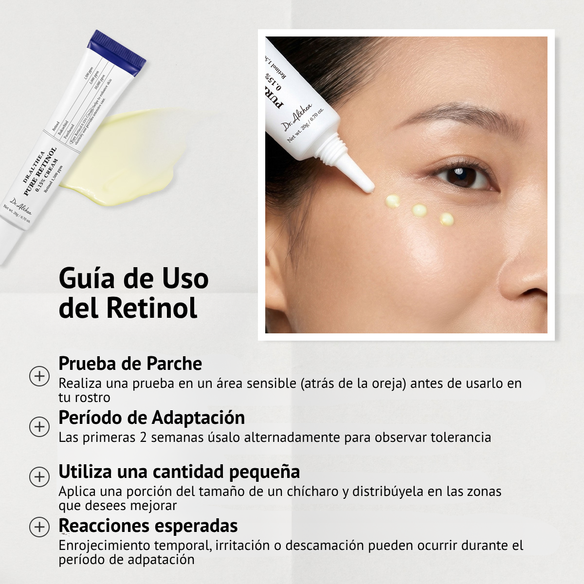 como usar retinol rutina noche