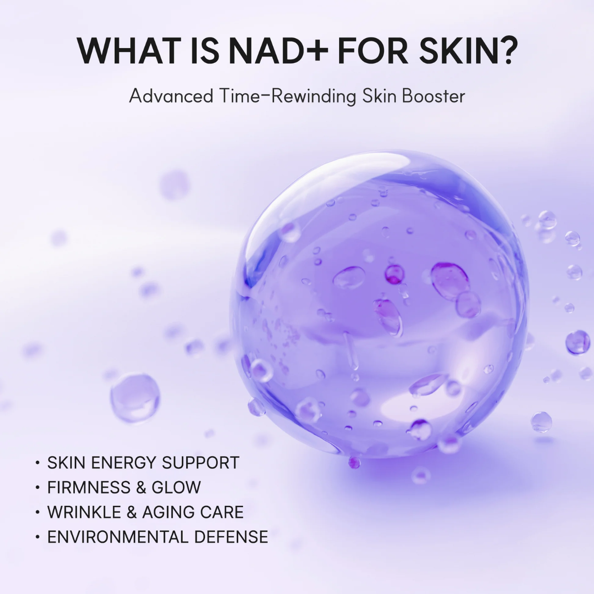 Serum facial ARENCIA NAD+ Booster Shot Serum Facial 30 mL Reafirmante y Antiedad para Piel Opaca y Cansada