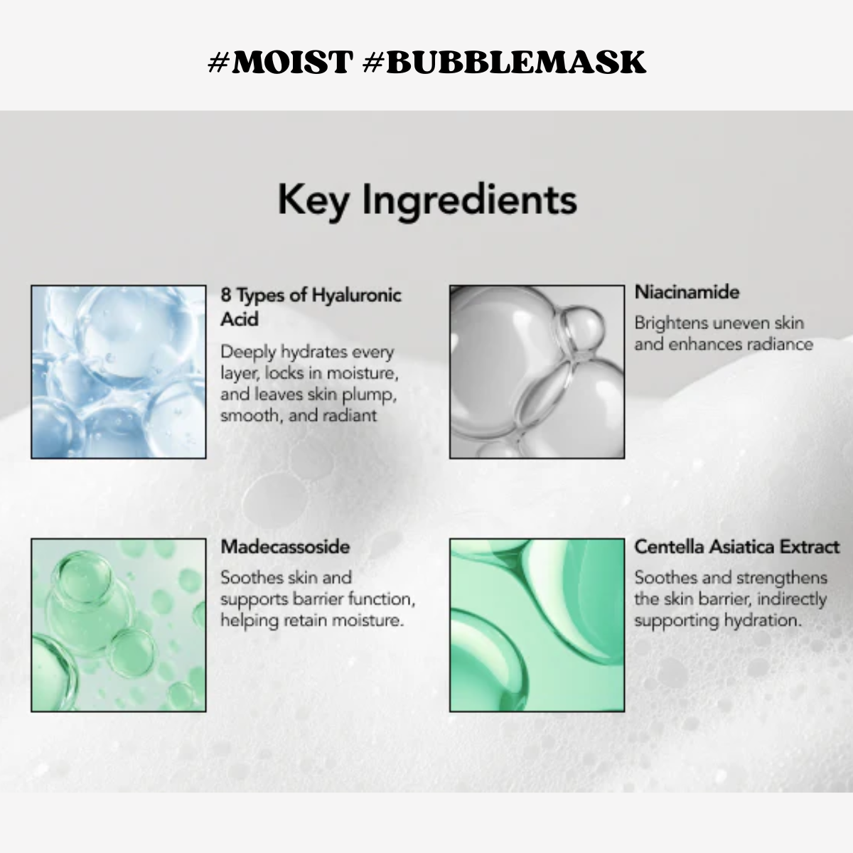 Mascarilla sin Enjuague Menokin 30 Seconds Quick Bubble Mask 95 mL Rinde Hasta 70 Aplicaciones