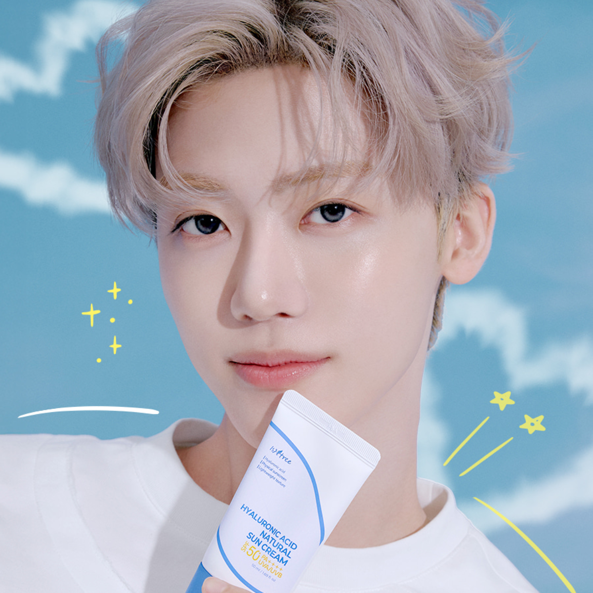 Sunscreen mineral coreano con acabado natural