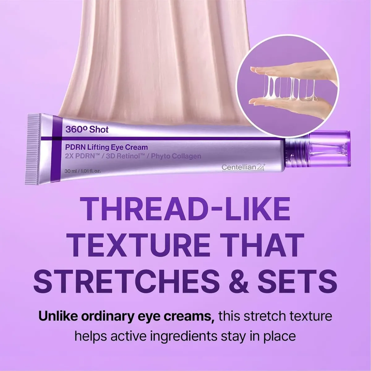 Textura ligera crema contorno ojos