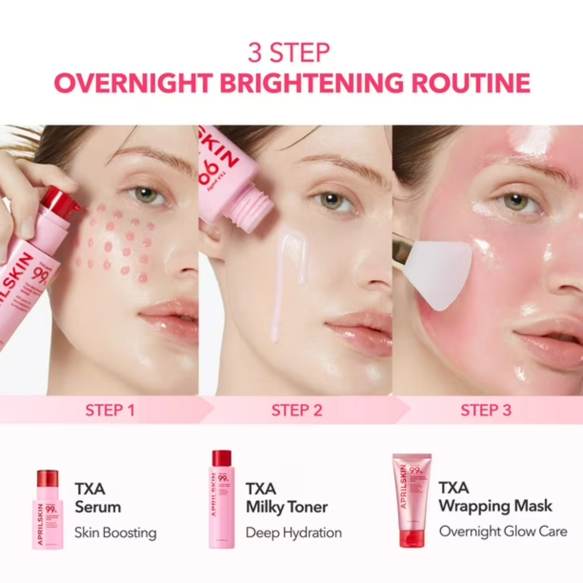 Mascarilla nocturna APRILSKIN para iluminar la piel