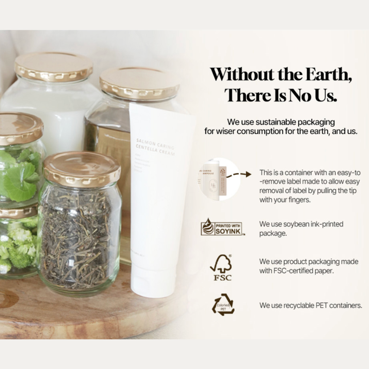 Crema HEVEBLUE Salmon Caring Centella Cream 100 mL