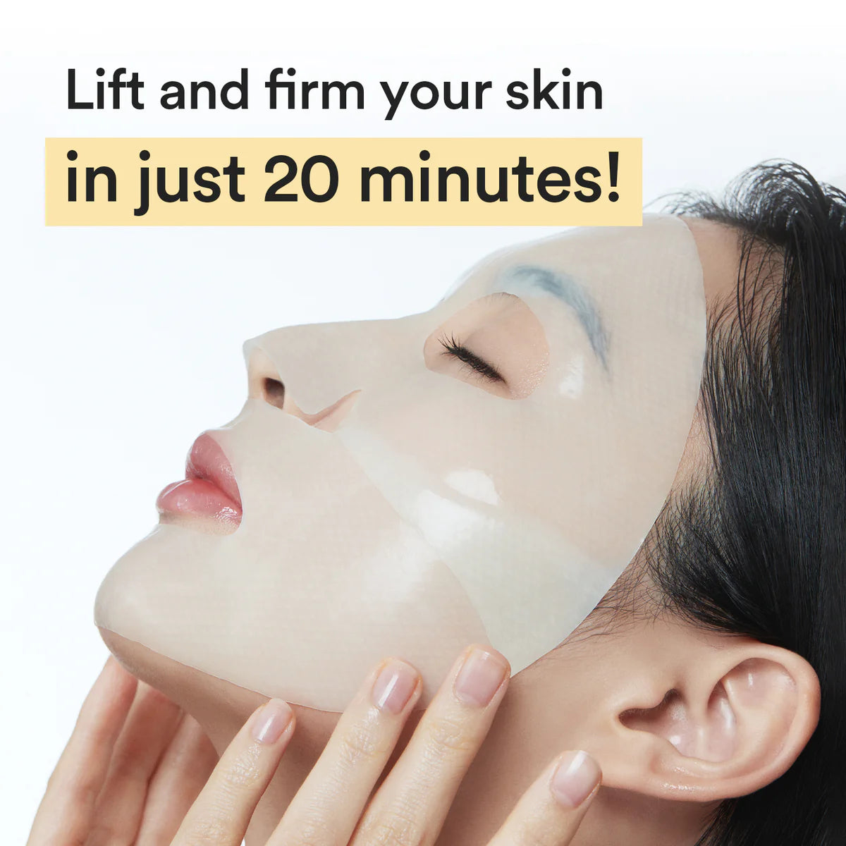 mascarilla facial hidratante coreana con colageno