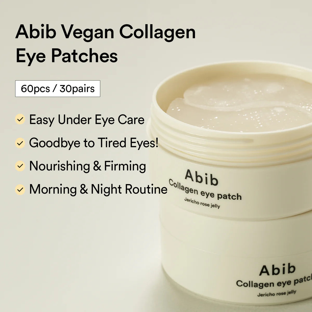 Parches para los ojos ABIB Collagen Eye Patch Jericho Rose Jelly