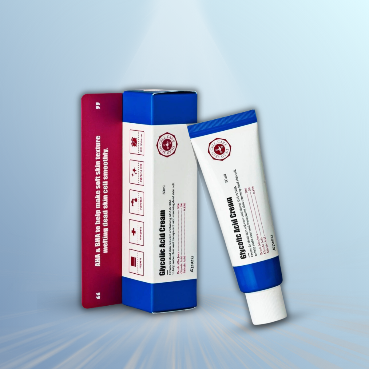 Crema facial APIEU Glycolic Acid Cream 50 mL