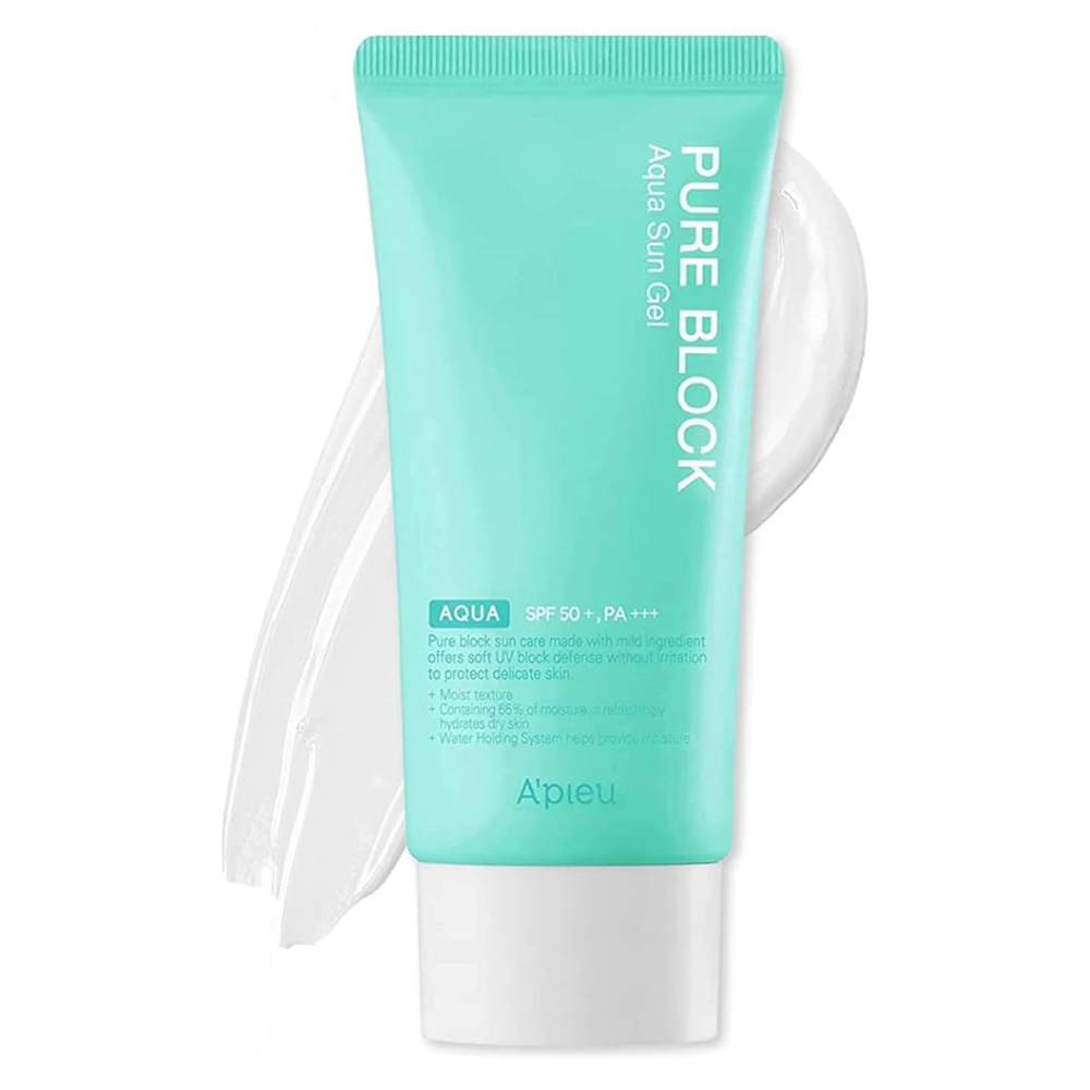 Protector solar APIEU Pure Block Aqua Sun Gel SPF50+ PA+++ 50 mL