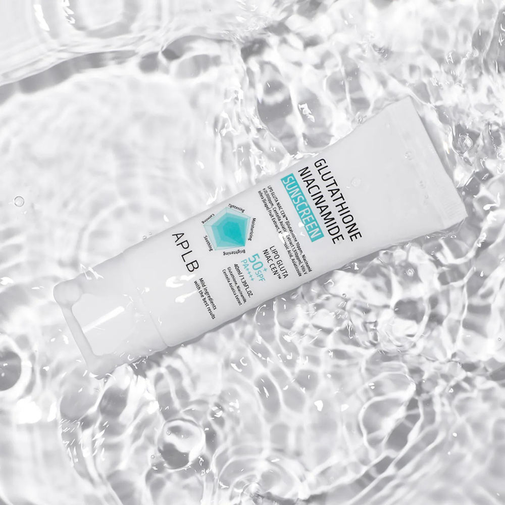 Protector solar facial Glutathione Niacinamide SPF50+ de APLB