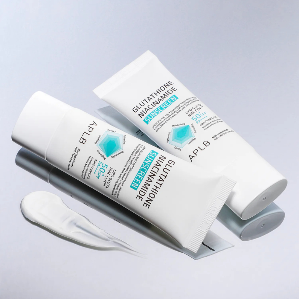 Protector solar facial APLB en rutina de skincare coreano