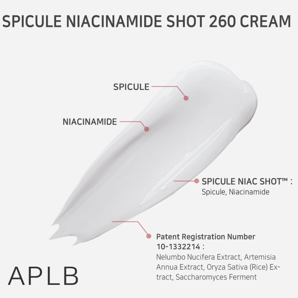 Ingrediente estrella Niacinamida en crema APLB para piel luminosa