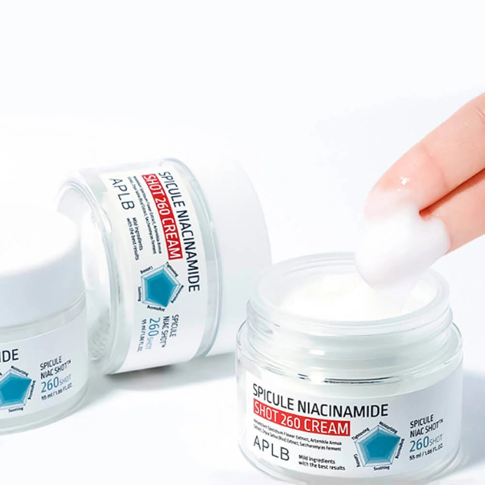 textura ligera de crema coreana con niacinamida