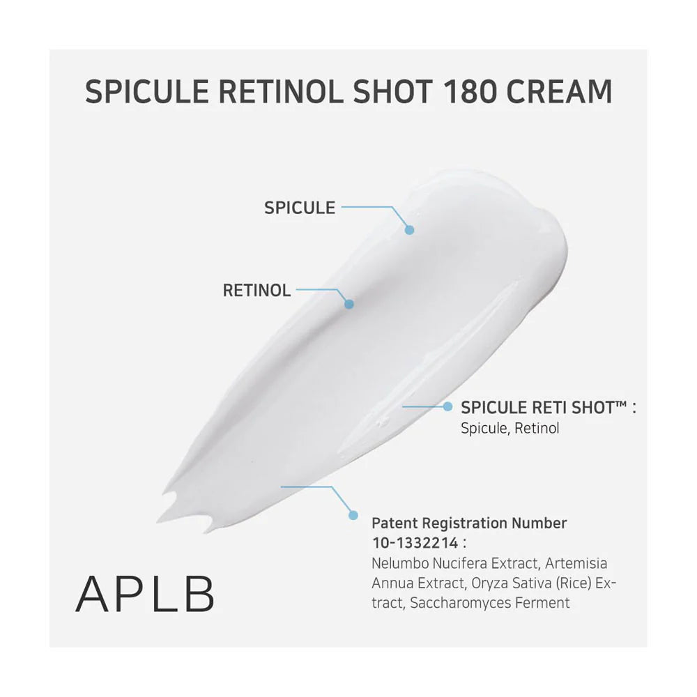 crema coreana APLB con retinol spicule