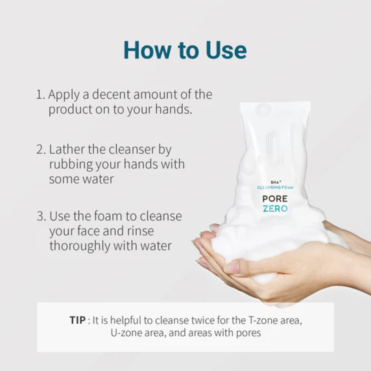 Limpiador Exfoliante Be The Skin BHA+ PORE ZERO Cleansing Foam 150 mg
