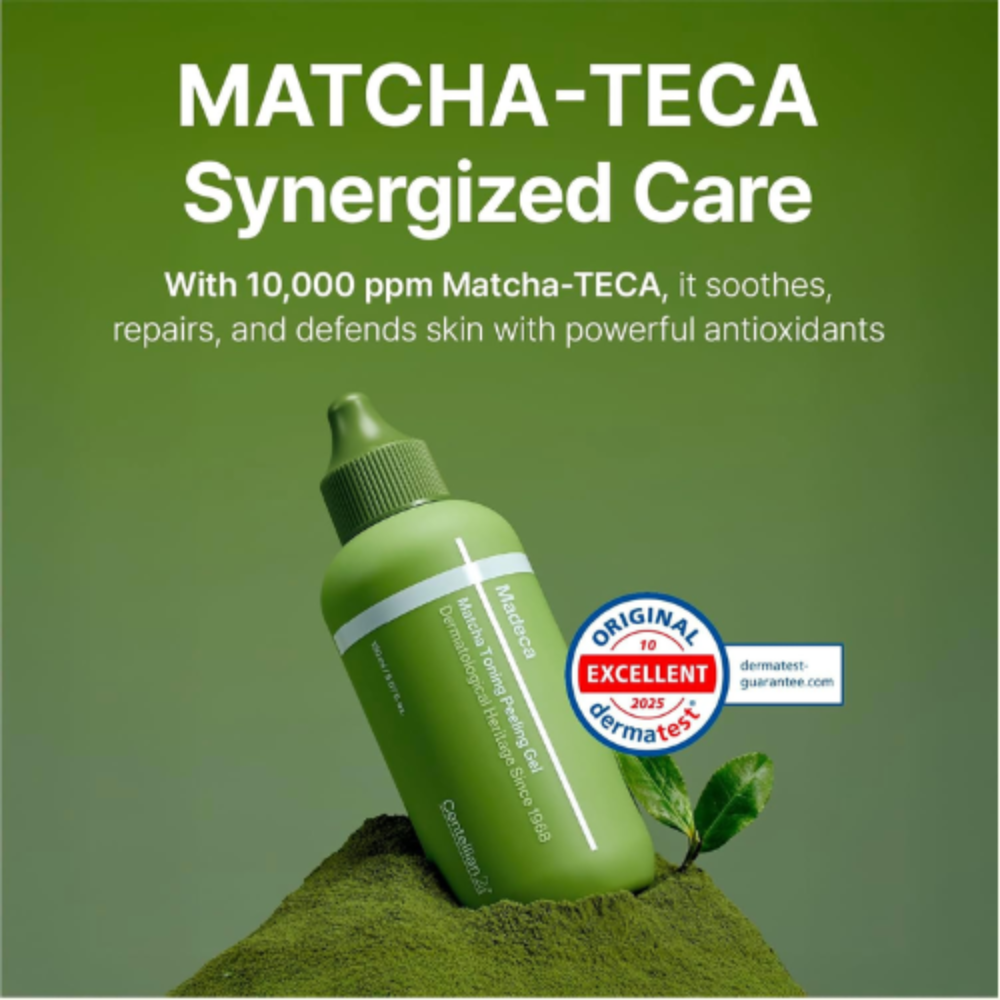 Beneficios del exfoliante facial suave Madeca Matcha