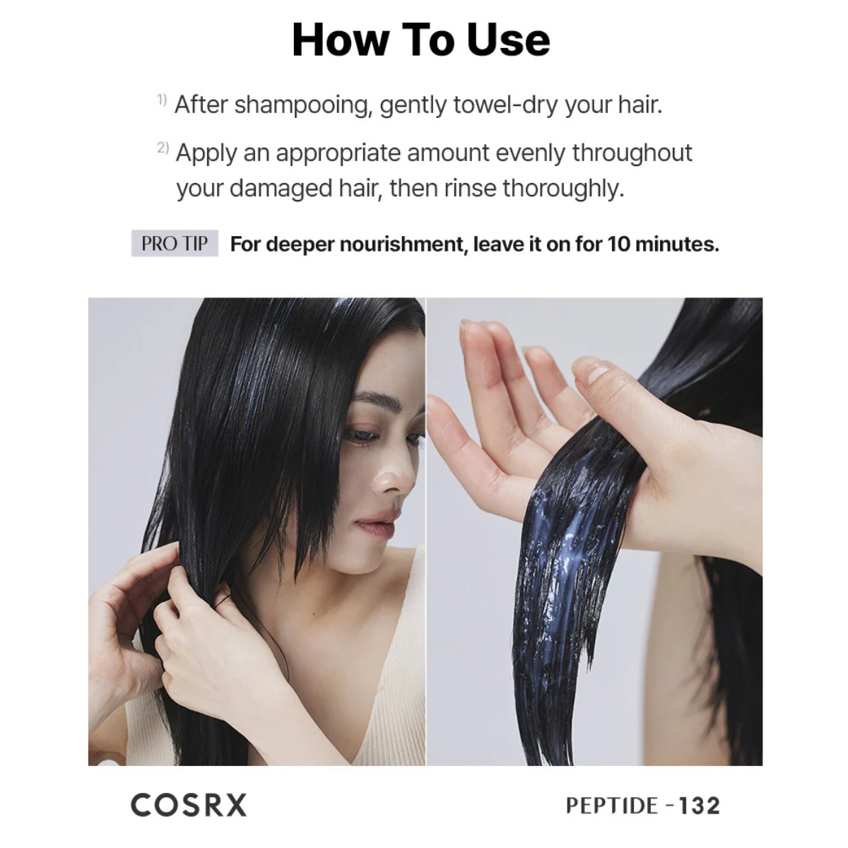 Tratamiento Capilar COSRX PEPTIDE-132 Ultra Perfect Hair Bonding 120 mL