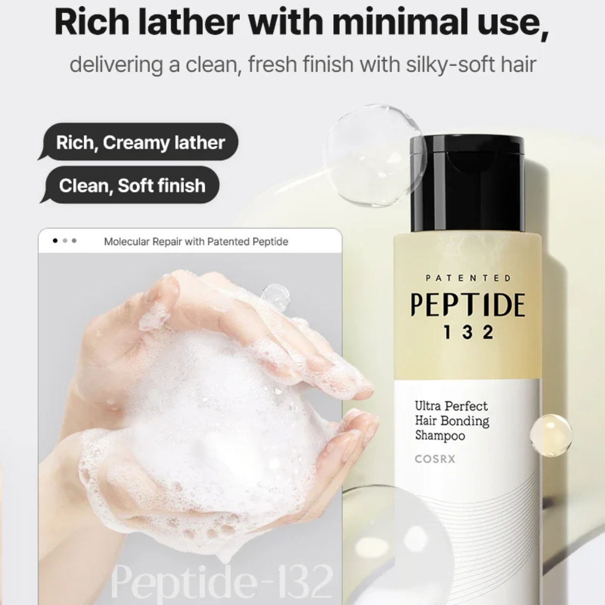 Shampoo COSRX PEPTIDE-132 Ultra Perfect Hair Bonding 200 mL