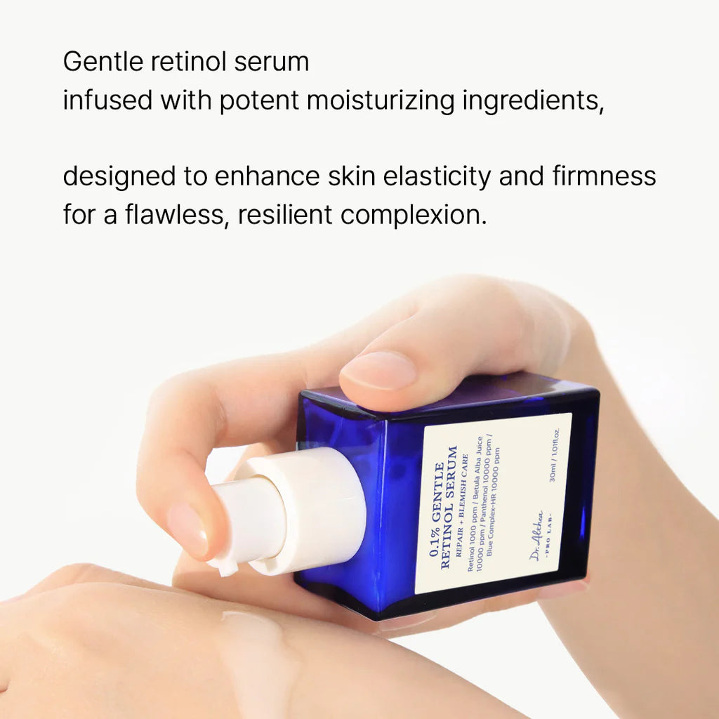 Suero facial Gentle Retinol 0.1% de Dr. Althea para cuidado nocturno