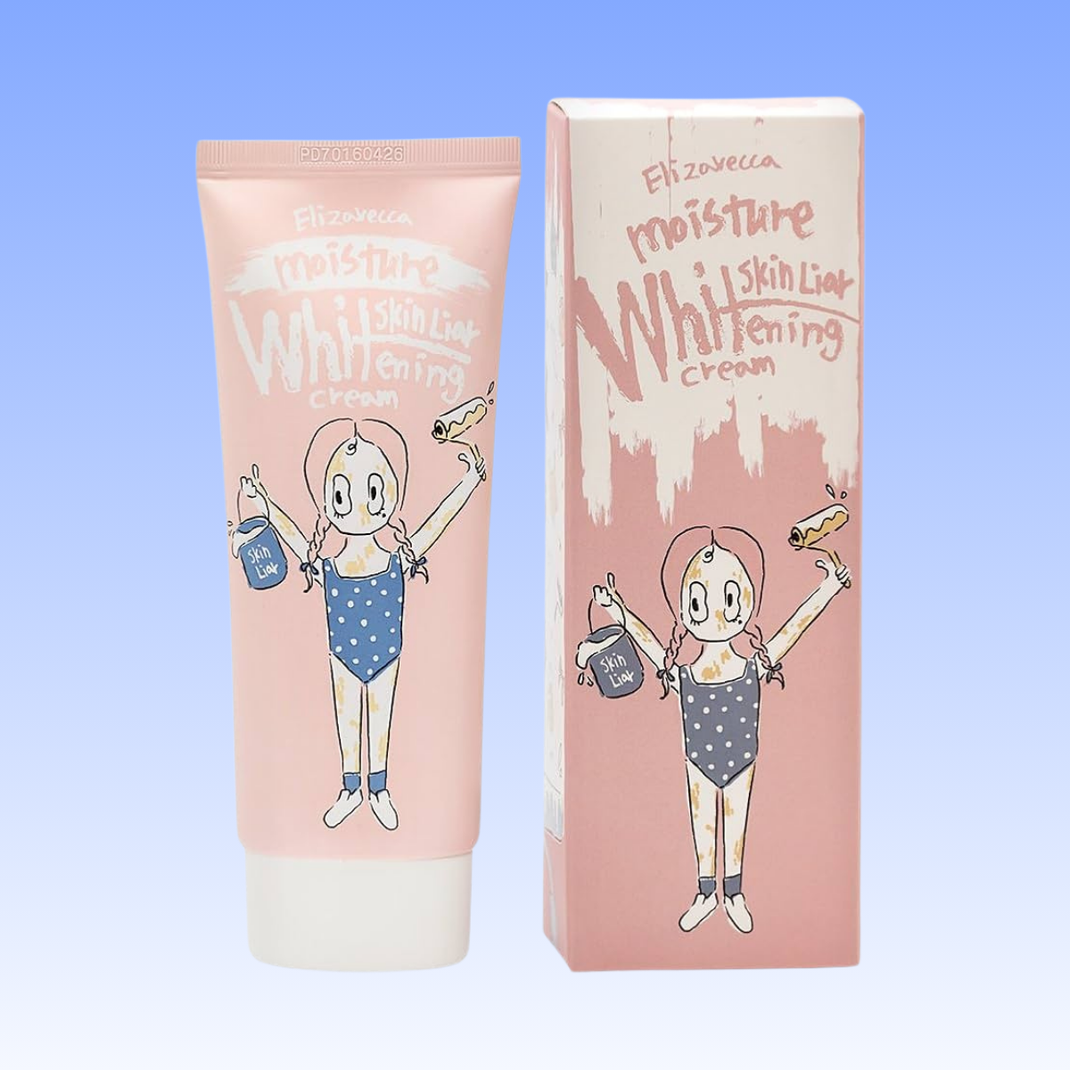 Crema Facial Iluminadora ELIZAVECCA Moisture Skin Liar Whitening Cream 100 mL