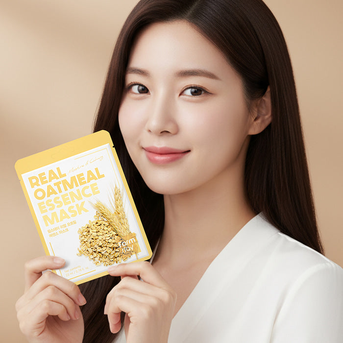 Mascarilla coreana FARMSTAY The Real Essence Mask Múltiples Beneficios
