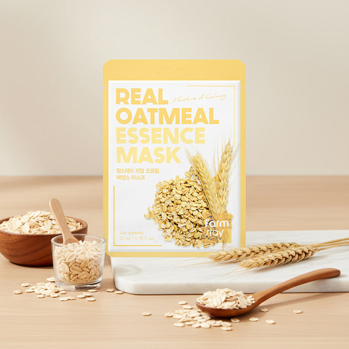 Mascarilla coreana FARMSTAY The Real Essence Mask Múltiples Beneficios