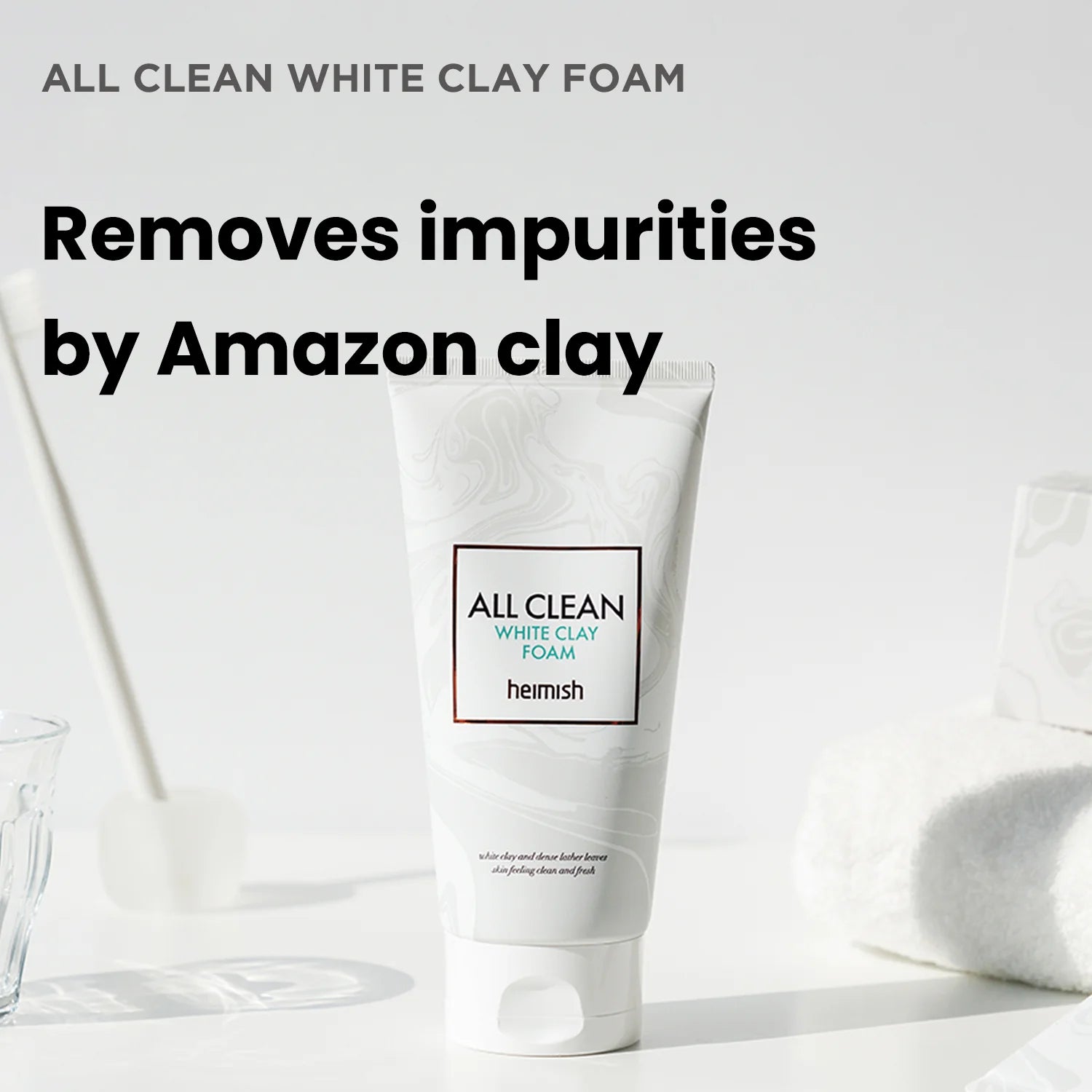 Limpiador Anti-Poros HEIMISH All Clean White Clay Cleansing Foam 150 g