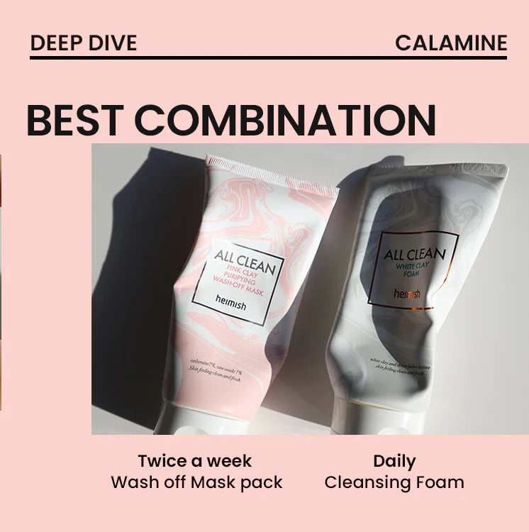 Limpiador Anti-Poros HEIMISH All Clean White Clay Cleansing Foam 150 g