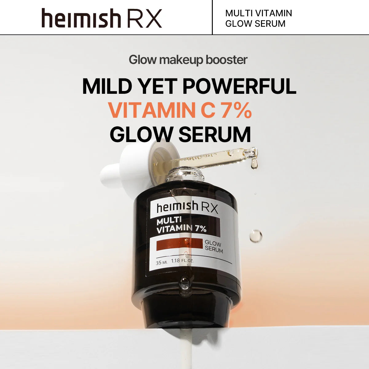 Suero Iluminador HEIMISH RX Multi Vitamin Glow Serum 35 mL