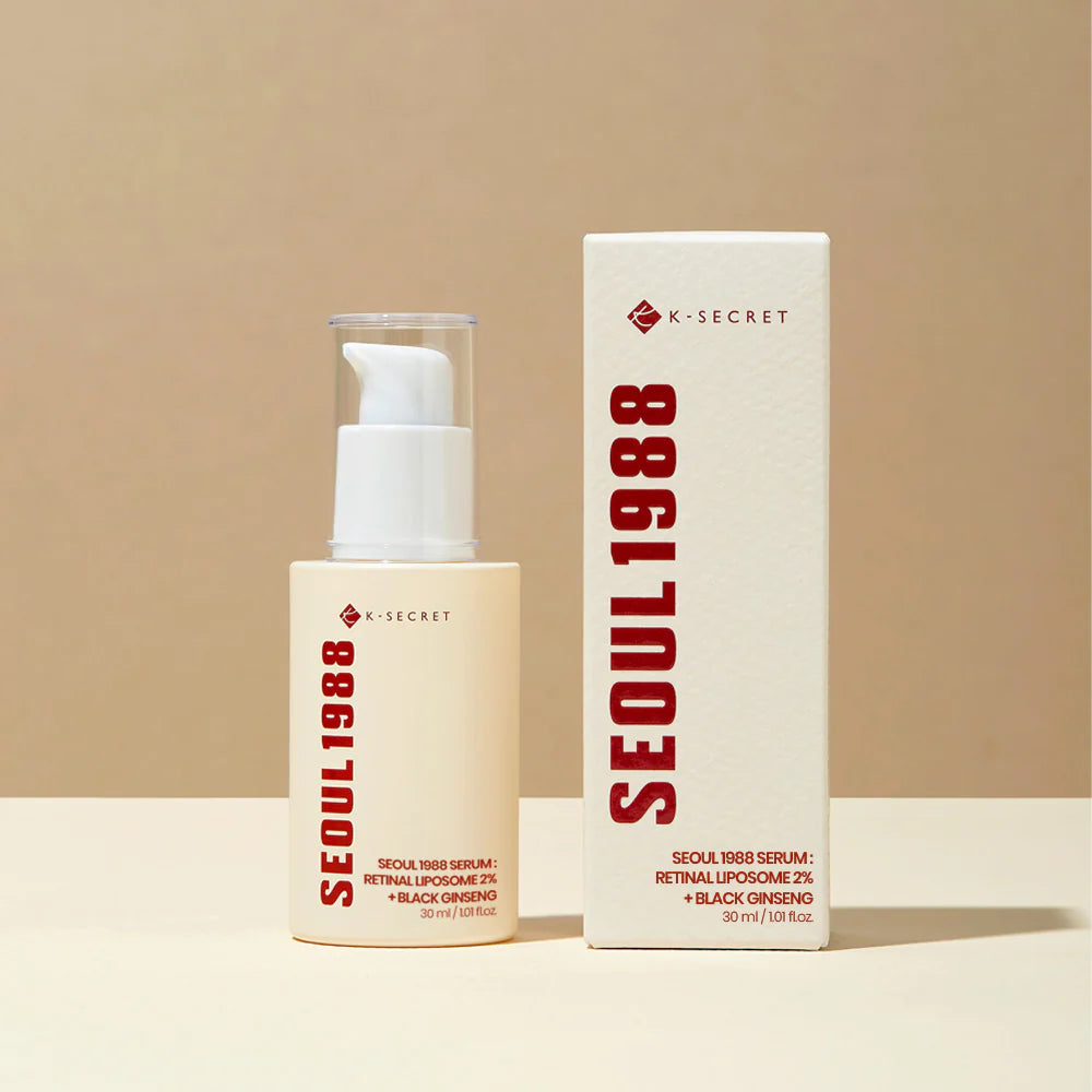 Suero Facial KSECRET Seoul 1988 Sérum Retinal Liposome 2% + Black Ginseng 30 mL