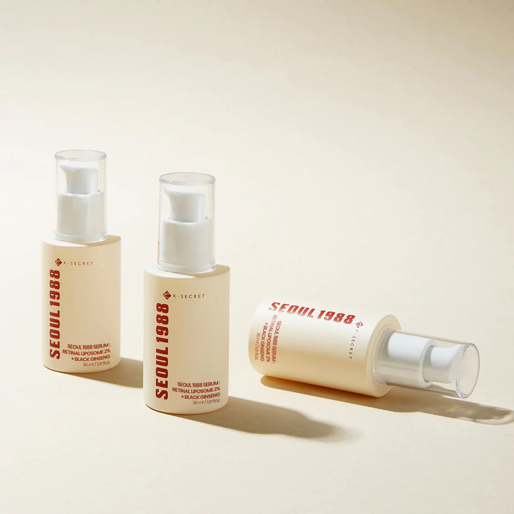 Suero Facial KSECRET Seoul 1988 Sérum Retinal Liposome 2% + Black Ginseng 30 mL