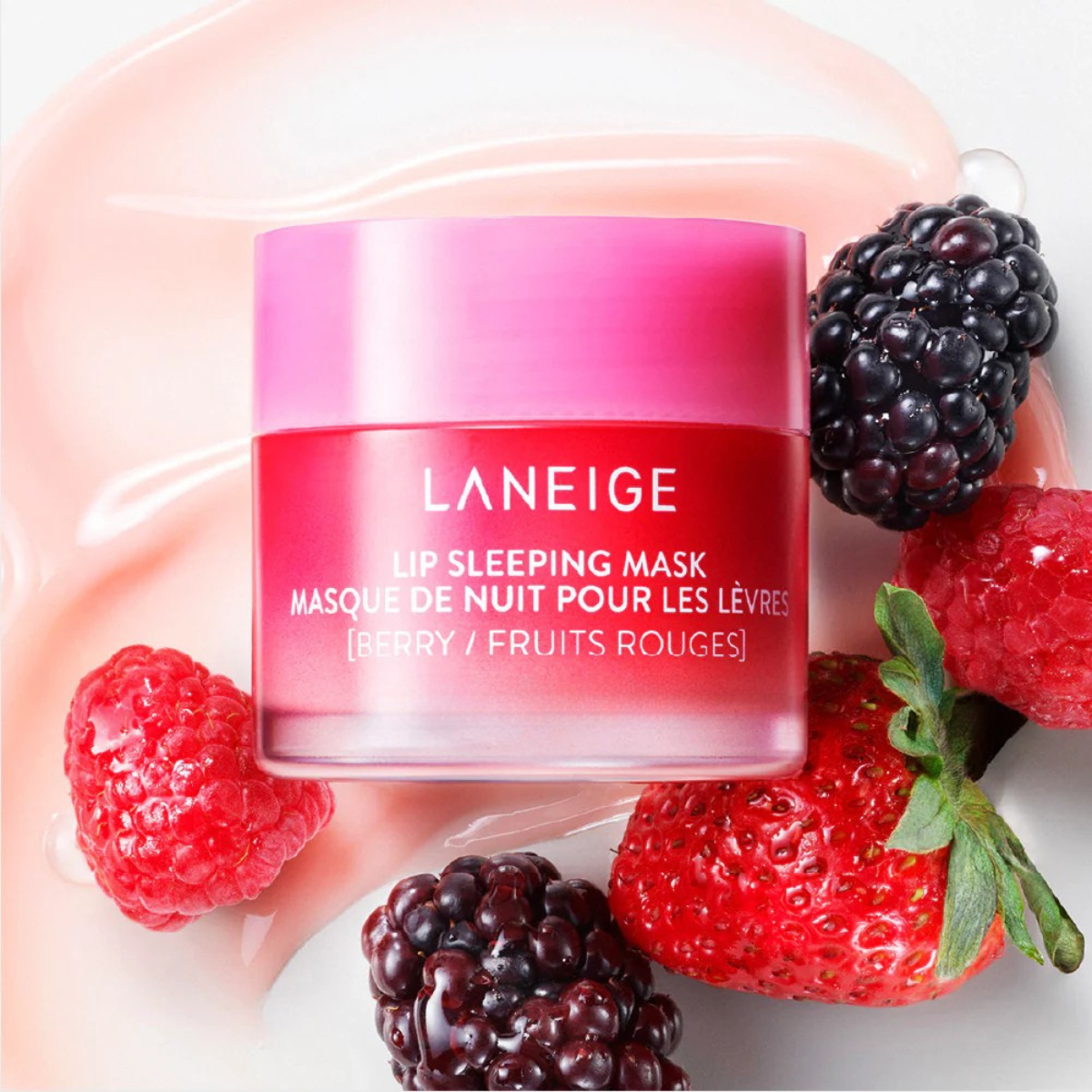 Mascarilla Nocturna Laneige Lip Sleeping Mask Berry 3 gramos