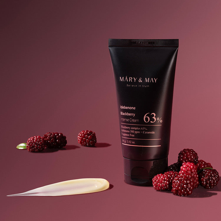 Crema Antiarrugas Mary & May Idebenone +Blackberry Intense Cream 100 gramos NUEVA Presentación