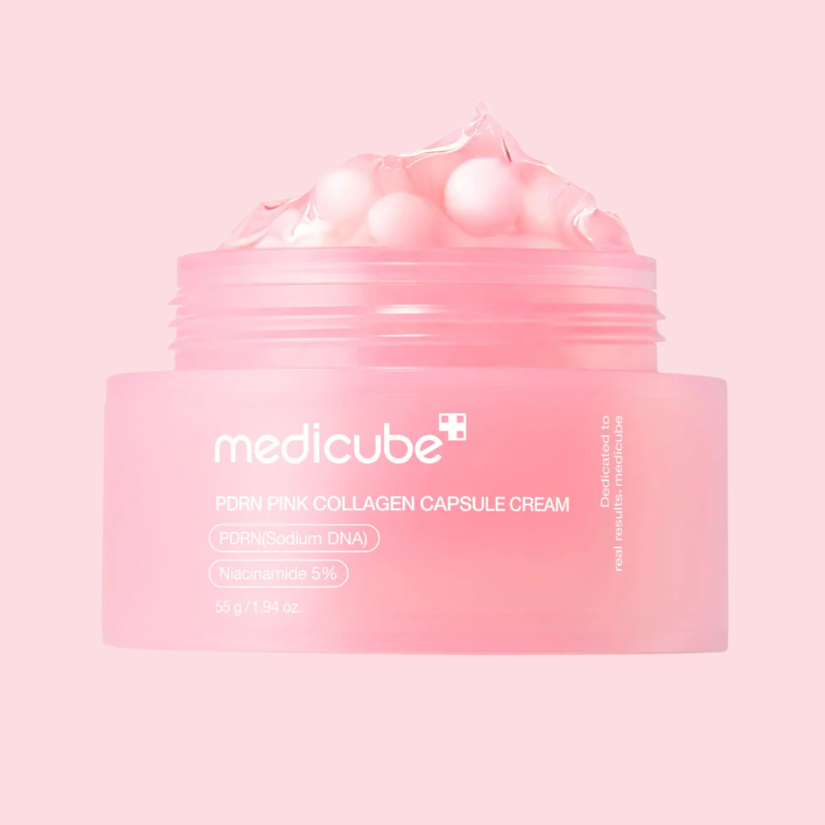 Crema Facial Regeneradora MEDICUBE PDRN Pink Collagen Capsule Cream 55 gramos