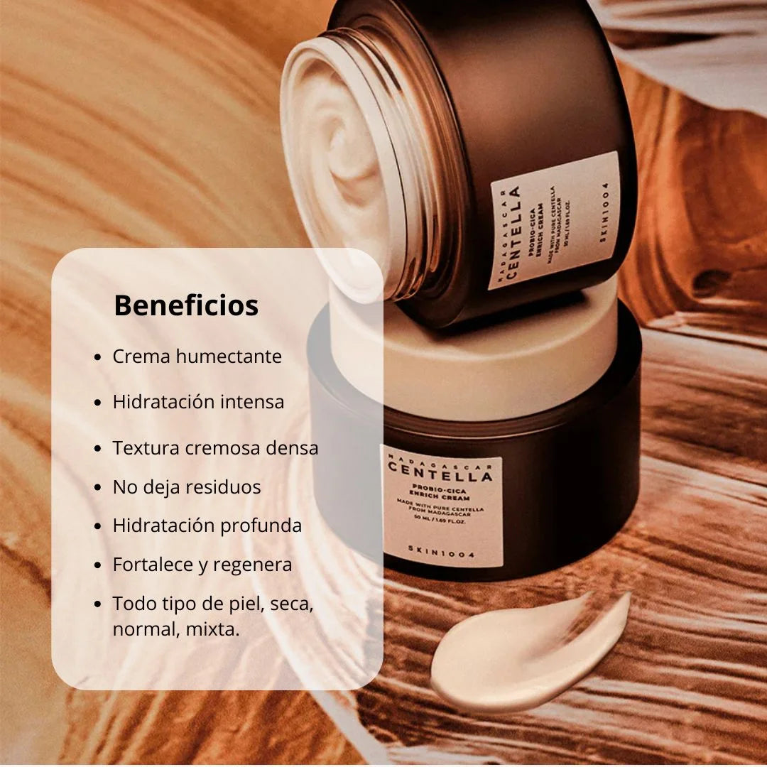 Crema Facial Skin1004 Madagascar Centella Probio-Cica Enrich Cream 50 mL