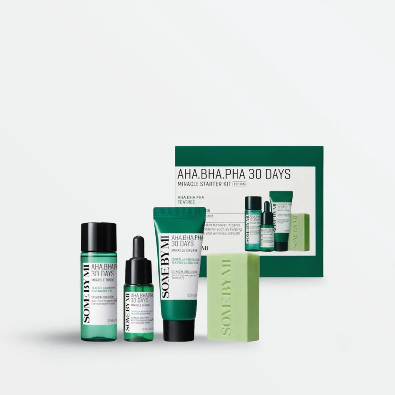 Set de Cuidado Facial SOME BY MI AHA BHA PHA 30 Days Miracle Starter Kit