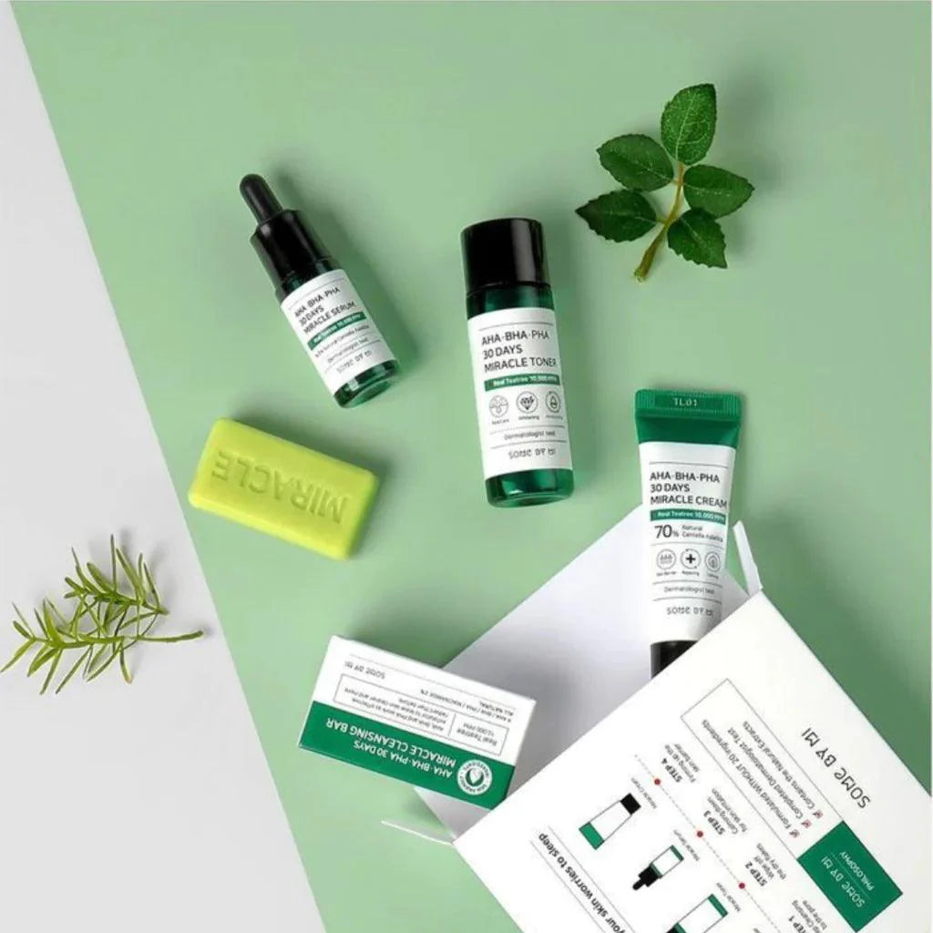Set de Cuidado Facial SOME BY MI AHA BHA PHA 30 Days Miracle Starter Kit