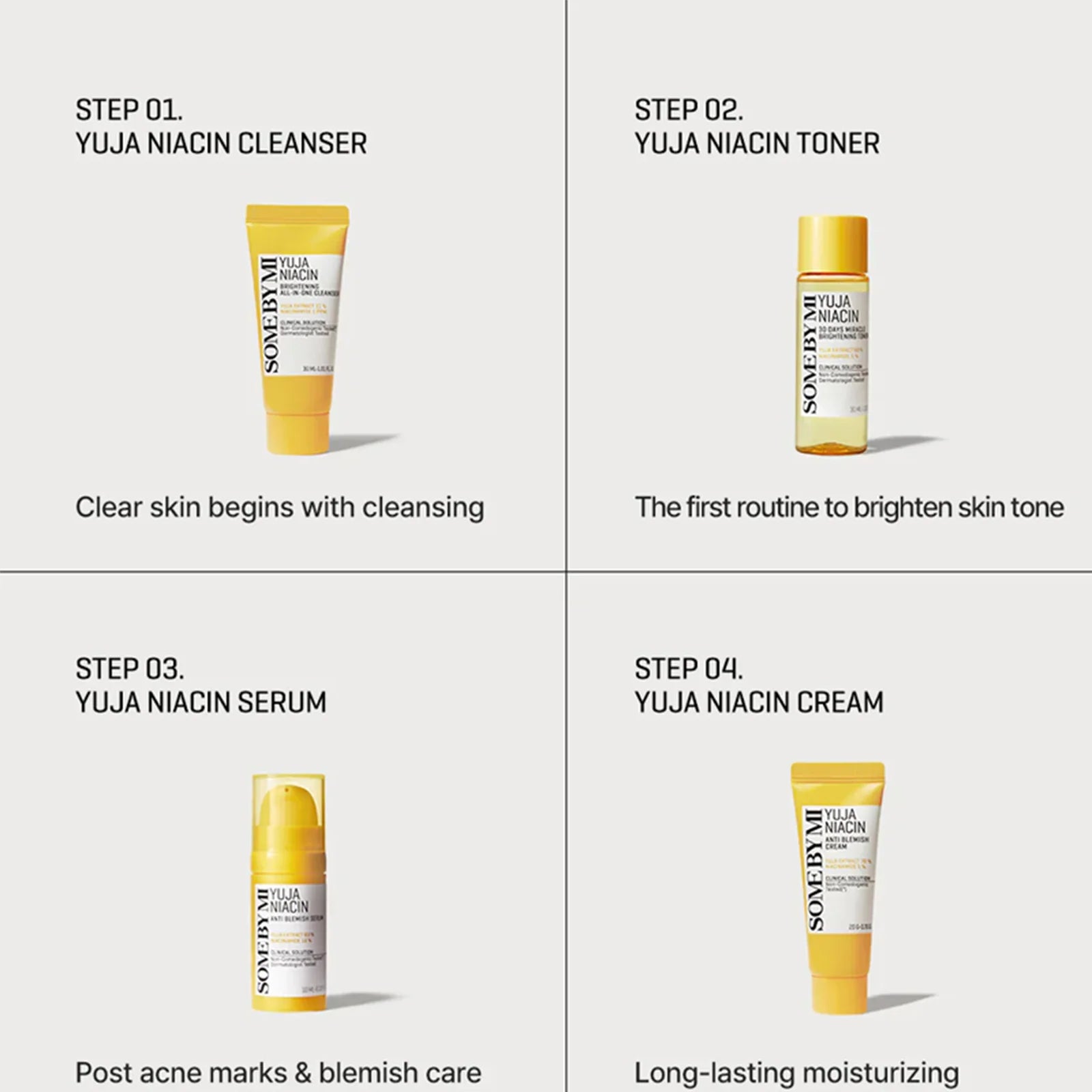 Set de Cuidado Facial SOME BY MI Yuja Niacin Anti-Blemish Starter Kit